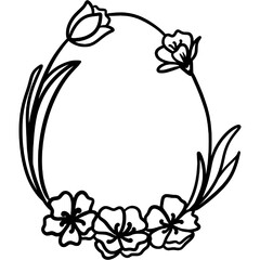 Easter and Easter egg