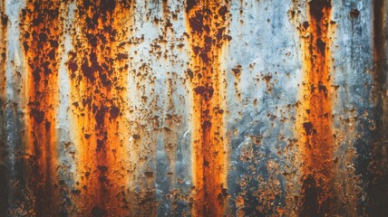 Rusty Metal Surface Industrial Location Abstract Texture Urban Environment Close-Up View Decay Concept for Artistic Inspiration