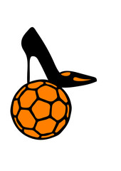 Obraz premium handball chaussure talon aiguille femme