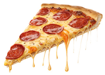 pizza isolated on white background