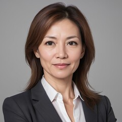 portrait of a smiling businesswoman