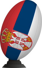 Serbia Rugby Ball.