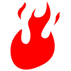 red flame vector