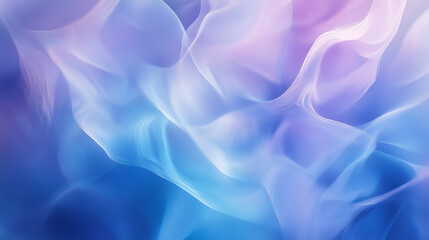 Obraz premium Glass Morphism-Inspired Background with Frosted Glass Effects in Soft Blues and Purples - Modern and Ethereal Design