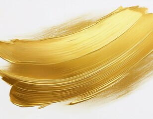 gold brush strokes white background ai generated images