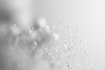 Obraz premium Abstract water droplets in motion