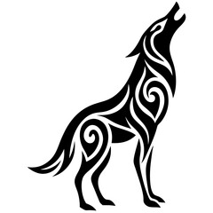 wolf head silhouette