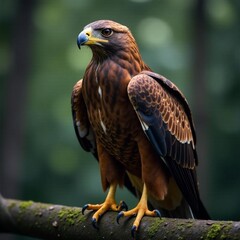 Obraz premium Stunning high definition photos of a hawk, the grace and beauty of nature. Atmospheric moment