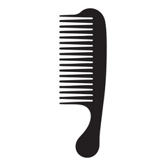 Grooming Hair Comb Silhouette with Handle for Easy Styling
