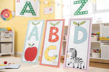 Set of Illustrated Animal Alphabet Flashcards – A to Z Learning for Kids