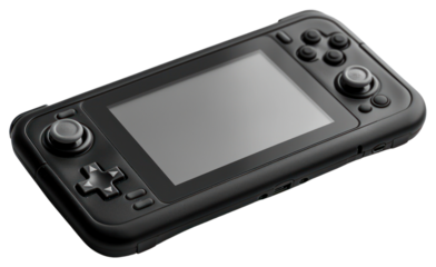 PNG Black portable game device electronics screen entertainment.