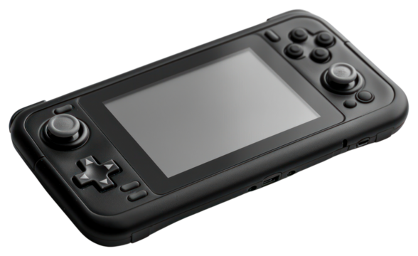 PNG Black portable game device electronics screen entertainment.