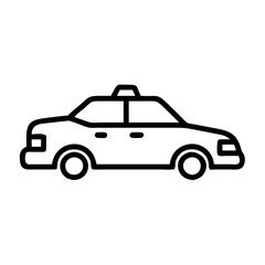 Naklejka premium Taxi graphic icon with a simplistic design