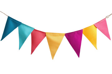 colorful ribbons isolated on white background