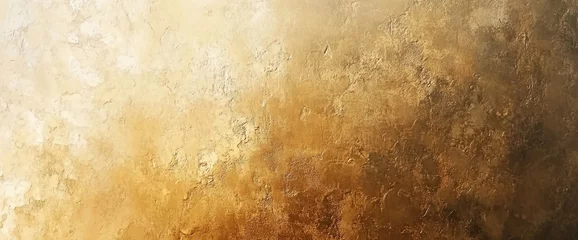 Verduisterende gordijnen Golden textured background, ombre effect from light to dark, shows a rough, uneven surface ideal for design projects, adding luxury and sophistication © Mirivox