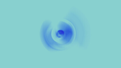 Cool Blue Swirl - Abstract Fluid Motion Background