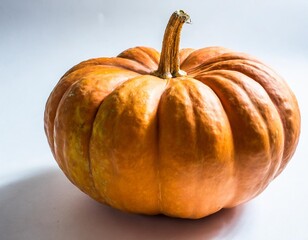 Pumpkin: Autumn Harvest Isolated on White Background