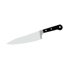 knife on white background
