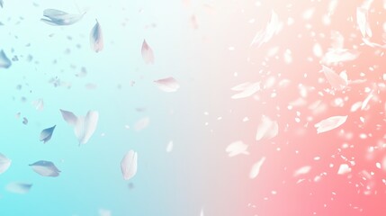 A beautiful spring floral background featuring delicate petals and abstract blossoms, perfect for creating greeting cards or adding a touch of romance to various projects