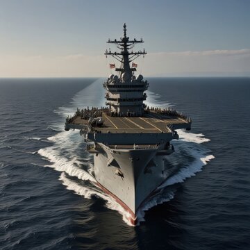 Blue water dominator a carrier at the forefront of warfare