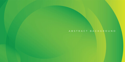 Minimal yellow and green geometric background. Dynamic shapes composition, vector illustration