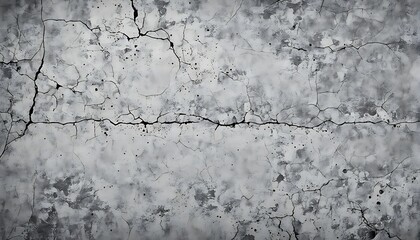Obraz premium Distressed Concrete Texture with Cracks and Gray Tones for Background