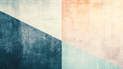 Minimalist abstract wall art with geometric patterns and muted colors