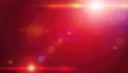 Red vintage film overlay with optical lens flare, glare, grunge scratches, and dust. Grainy noise adds a nostalgic retro cinematic effect.
