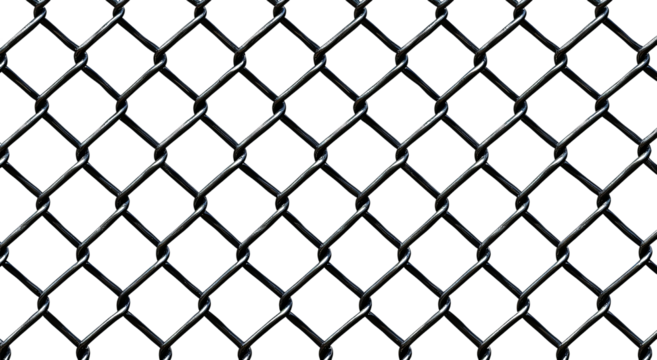 Metal Chain Link Fence Pattern