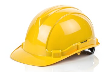 Fototapeta premium construction hard hat - safety helmet used in workplace environments such as industrial or construction sites