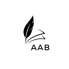 AAB Letter Initial Logo Design Template Vector Illustration