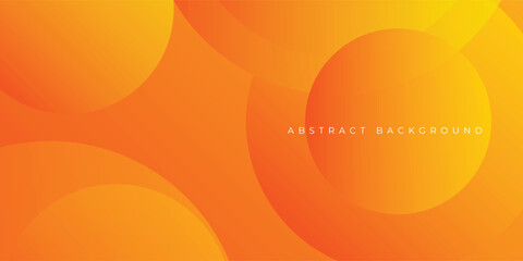Abstract orange with circles background. abstract shapes composition