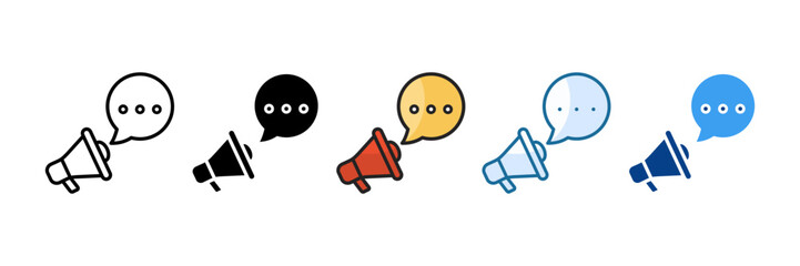 Marketing Icon Set Multiple Style Collection