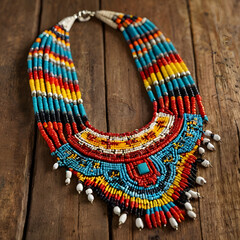 Native American Beaded Necklace
