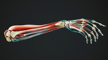 Female Elbow and Forearm Skeletal Anatomy Guide