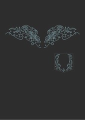  Key Prints Graphics_Nu country western shirt embroidery graphic