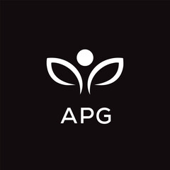 APG Letter Initial Logo Design Template Vector Illustration