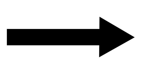 black arrow icon