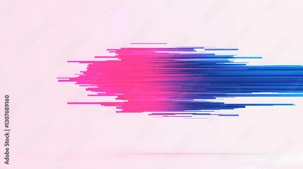 Poster abstract colorful lines creating dynamic motion effect background