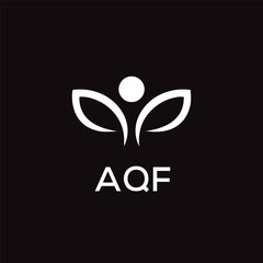 AQF Letter Initial Logo Design Template Vector Illustration