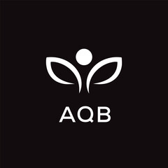 AQB Letter Initial Logo Design Template Vector Illustration