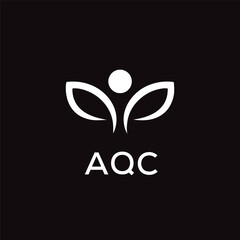 AQC Letter Initial Logo Design Template Vector Illustration