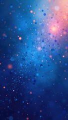 Obraz premium Gradual shift from light blue to deep indigo with scattered speckles, abstract, artistic