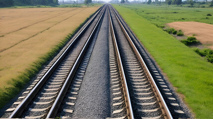 Fototapeta premium tory kolejowe, railway tracks
