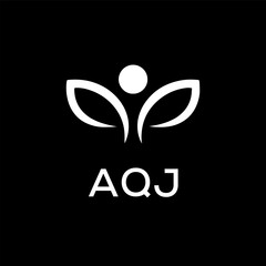 AQJ Letter Initial Logo Design Template Vector Illustration