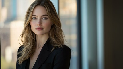 A stunningly beautiful Caucasian model