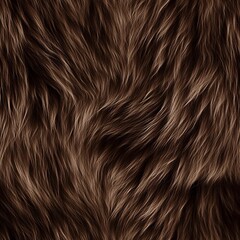 Fototapeta premium Brown fur texture showcasing detailed strands and natural variations in color