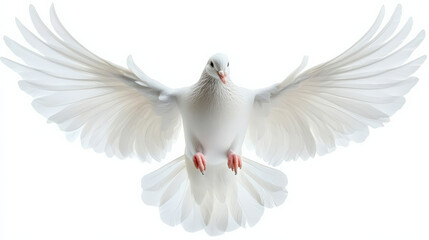 Obraz premium White Dove isolated