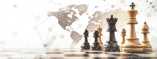 chess world map global conflict international Europe Africa game globe. policy chess world map competition power concept economic USA geopolitics war America worldwide risk Russia earth economy trade