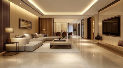 Beautiful contemporary living room home interio